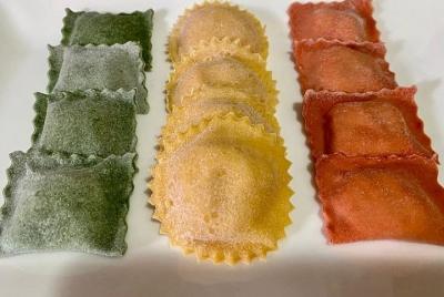 Colorida clase de Fettuccine y Ravioli - Clase en línea