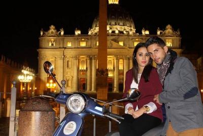 Recorrido nocturno por Roma en Vespa