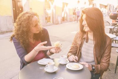 Después de la cena: tour de comida romana de café y postres por la noche