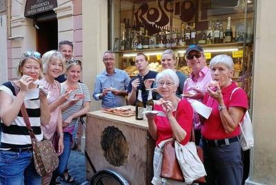 Recorrido económico por la comida callejera en Campo de Fiori, gueto judío y panteón con helado