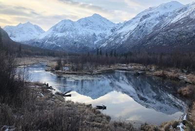 Valle del invierno y caminata forestal