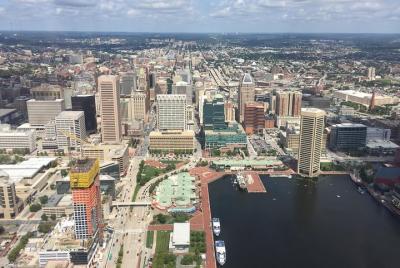 Excursión turística privada en helicóptero de Baltimore