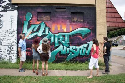 Recorrido a pie por el arte callejero de Austin Recorrido a pie por el arte callejero de Austin