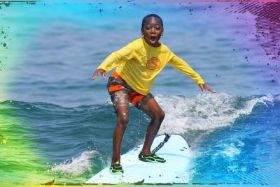 Clase privada de surf en Isla Grande