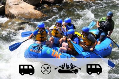 Numbers Express: viaje de rafting avanzado con transporte Numbers Express: viaje de rafting avanzado con transporte