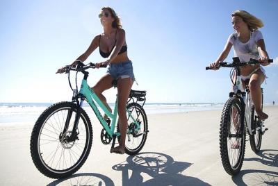 Tour en bicicleta eléctrica en grupo - Puerto Cañaveral y Playa Cocoa Tour en bicicleta eléctrica en grupo - Puerto Cañaveral y Playa Cocoa