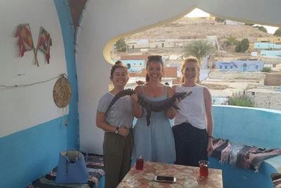 Día privado de Asuán Tour de faluca en el Nilo al pueblo de Nubia