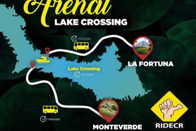 Shuttle Transfer Lake crossing de Monteverde a Arenal Shuttle Transfer Lake crossing de Monteverde a Arenal