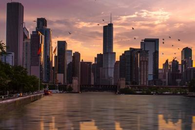 Crucero al atardecer por Chicago