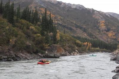 Paddle Rafting en el desfiladero de Nenana