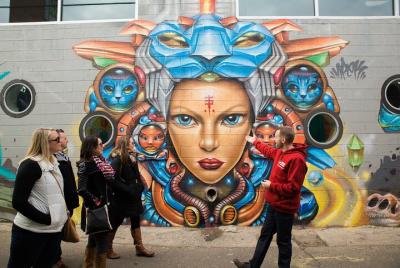 Tour de arte del distrito RiNo de Denver con donación de refrigerios y programas de arte