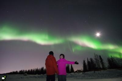 Búsqueda de auroras boreales (Aurora Borealis) con fotografía y servicio de recogida Búsqueda de auroras boreales (Aurora Borealis) con fotografía y servicio de recogida