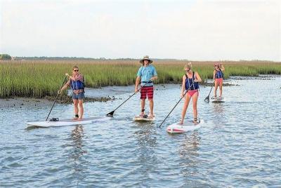 2 horas de alquiler de tablas de paddle surf Charleston