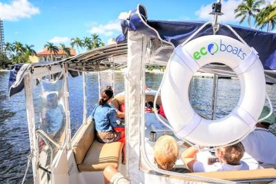 Alquiler o tour privado de barco eléctrico de 21 pies en Fort Lauderdale con el capitán