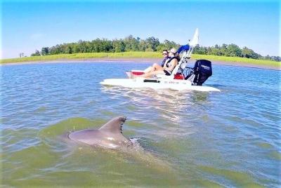 Tour ecológico guiado por Hilton Head Creek Cat Dolphin Tour ecológico guiado por Hilton Head Creek Cat Dolphin