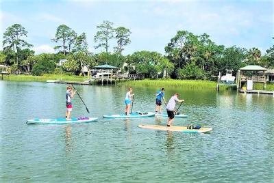 Recorrido guiado de paddleboard de Hilton Head Recorrido guiado de paddleboard de Hilton Head