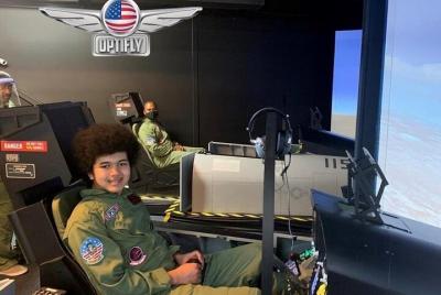 Experiencia de simulación de vuelo F-18 Super Hornet Super Jet