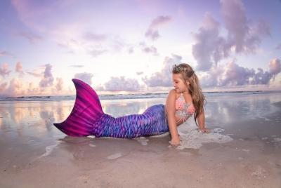 Sesión de fotografía de sirena mágica en Atlantic Beach