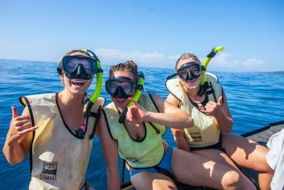 La última aventura de esnórquel en barco Zodiac de la isla sur en Kauai La última aventura de esnórquel en barco Zodiac de la isla sur en Kauai