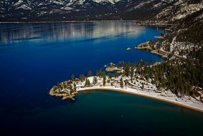 Tour en helicóptero por el puerto de arena de Tahoe