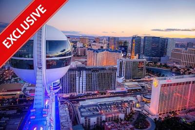 Hora feliz en la noria High Roller en The LINQ Hora feliz en la noria High Roller en The LINQ