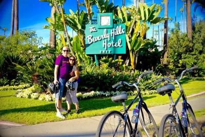 Tour privado de 5 horas en bicicleta por Hollywood y Beverly Hills