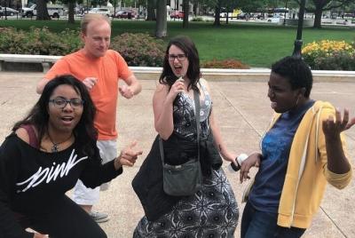 Excursión de búsqueda del tesoro en la ciudad de Pasadena de Zombie Scavengers