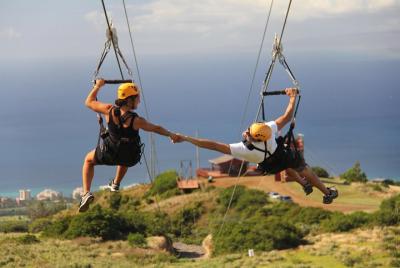 6 aventura de montaña de doble tirolina en Maui 6 aventura de montaña de doble tirolina en Maui