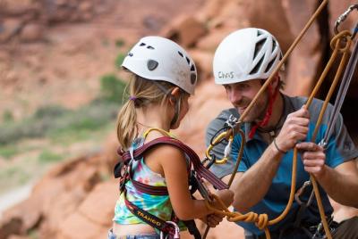 Escalada en roca de medio día en Moab Escalada en roca de medio día en Moab