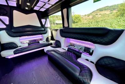 Tour privado en una camioneta limusina Mercedes Sprinter de 8 pasajeros