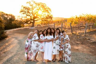 Sesión privada de fotografía de vacaciones con fotógrafo en Napa-Sonoma
