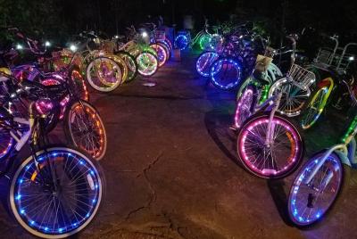 Paseo en bicicleta de fiesta