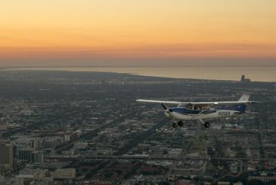 Vuelo turístico nocturno por Nueva Orleans