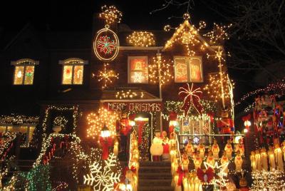 Recorrido en autobús de Brooklyn Dyker Heights Christmas Wonderland