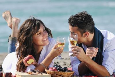 Picnic en la playa de Hamptons con helicóptero privado desde Manhattan