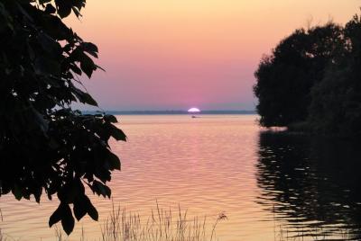 Tour guiado en kayak al atardecer en el río Niágara desde el lado estadounidense