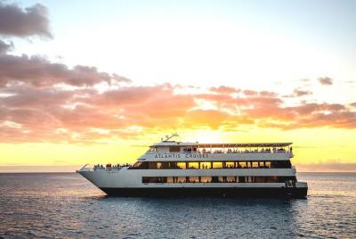 Majestuoso crucero con cóctel al atardecer en Waikiki Majestuoso crucero con cóctel al atardecer en Waikiki