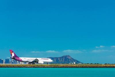 Traslado privado al aeropuerto de Honolulu y hoteles de Waikiki en minivan (hasta 5 personas) Traslado privado al aeropuerto de Honolulu y hoteles de Waikiki en minivan (hasta 5 personas)