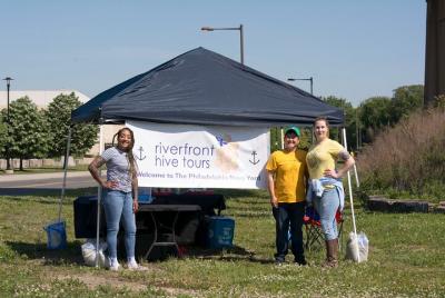 Experiencia apícola Riverfront Hive en Filadelfia