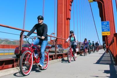 Recorrido en bicicleta por el puente Golden Gate y traslado a Muir Woods Recorrido en bicicleta por el puente Golden Gate y traslado a Muir Woods
