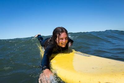 Lección de surf de Santa Bárbara