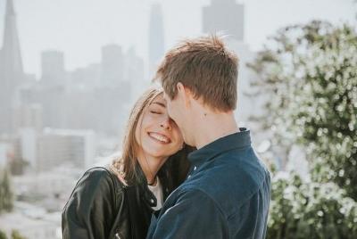 Fotógrafo de vacaciones en santa monica