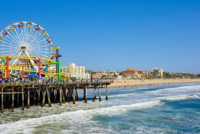  Área de Santa Mónica: traslado privado al aeropuerto / puerto de cruceros de Los Ángeles.