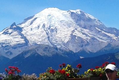 Paisaje de montaña y paseo en góndola con almuerzo