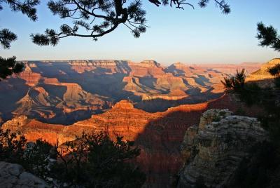 Atardecer en el Gran Cañón desde Sedona
