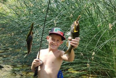 Pesca guiada en kayak de día completo por el río N. Verde desde Cottonwood
