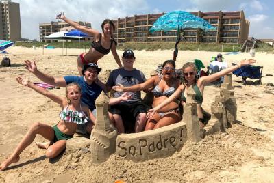 Experiencia de castillos de arena en South Padre Island