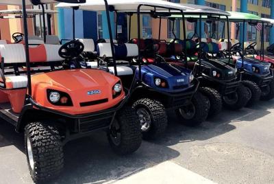 Alquiler de carritos de golf las 24 horas en South Padre Island (4 pasajeros)