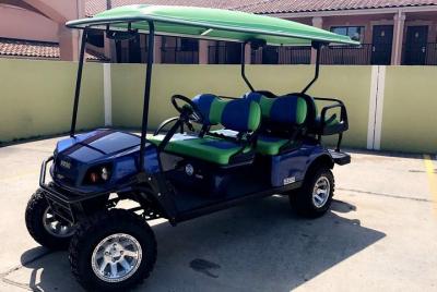 Alquiler de carrito de golf las 24 horas en South Padre Island para 6 pasajeros