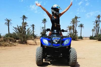 Aventura en el desierto en quad en Marrakech Palmeraie Aventura en el desierto en quad en Marrakech Palmeraie